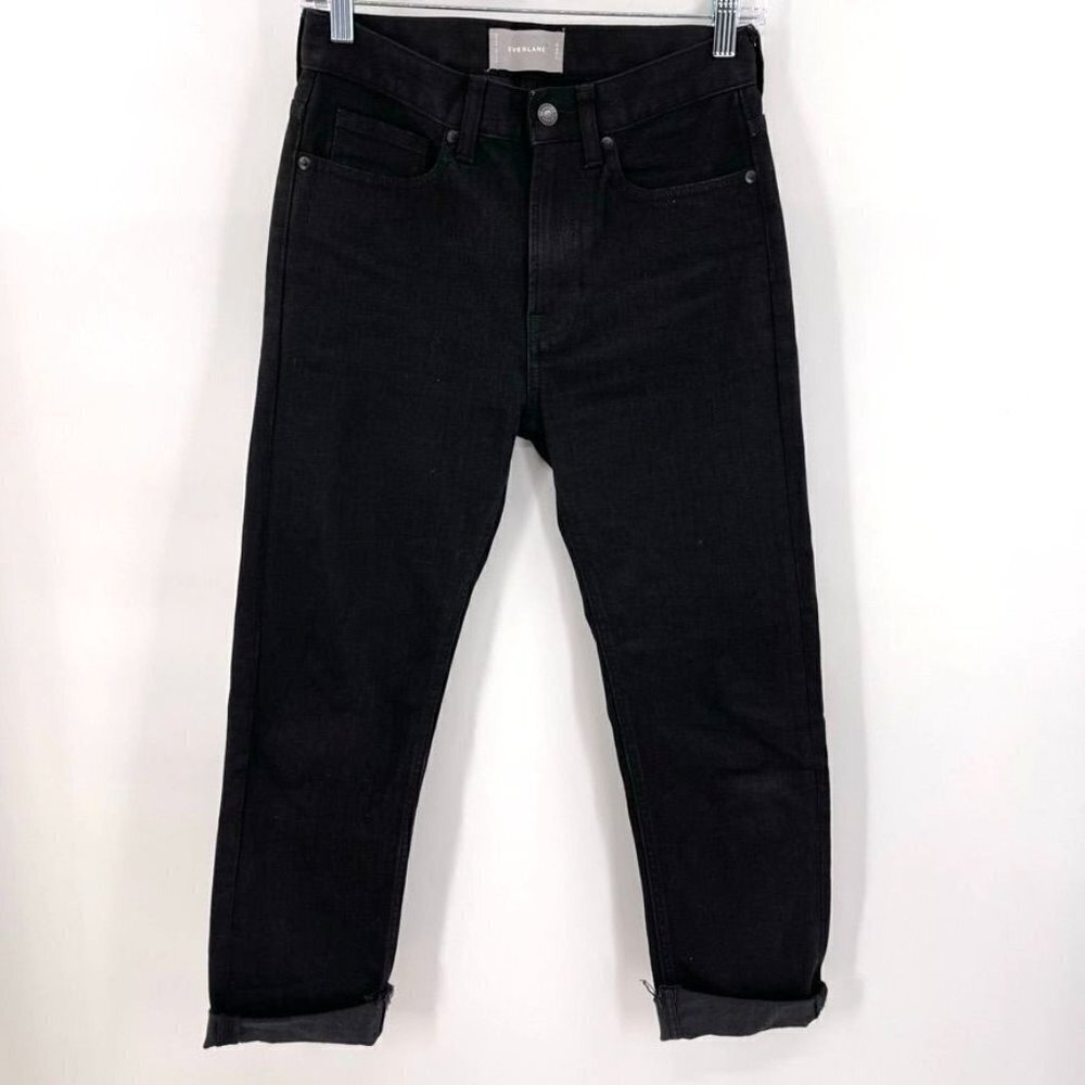 Everlane Size 24 Black Modern Boyfriend Jeans